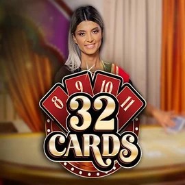 32 Cards slot visual from Ezugi available on spinorhinoo.com
