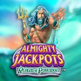 Try Almighty Jackpots – Realm of Poseidon slot by Novomatic on spinorhinoo.com – logo image