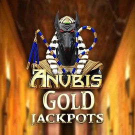 Anubis Gold Jackpots slot logo by Inspired Gaming at Spinorhino Casino