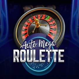 Auto Mega Roulette slot icon by Pragmatic Play, available at Spinorhino Casino