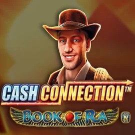 Cash Connection Book Of Ra online game logo by Novomatic on spinorhinoo.com