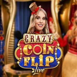 Crazy Coin Flip game by Evolution – logo hosted on Spinorhino Casino
