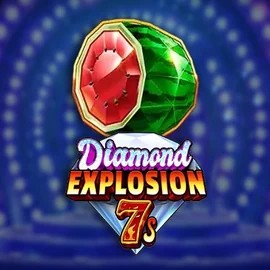 Diamond Explosion 7s slot logo by RubyPlay at Spinorhino Casino