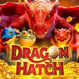 Dragon Hatch by PG Soft, showcased at spinorhinoo.com – game logo