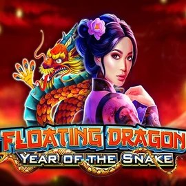 Floating Dragon Year of the Snake slot icon by Pragmatic Play, available at Spinorhino Casino