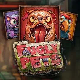 Fugly Pets logo – Slots by Stakelogic at Spinorhino Casino