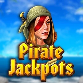 Pirate Jackpots logo by Belatra Games at Spinorhino Casino