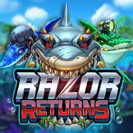 Razor Returns by Push Gaming, showcased at spinorhinoo.com – game logo