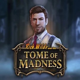 Tome of Madness slot visual from Play'n GO available on spinorhinoo.com