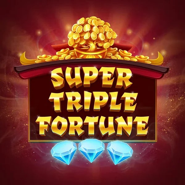 Try Super Triple Fortune slot by Greentube on spinorhinoo.com – logo image