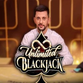 Unlimited Blackjack by Ezugi, showcased at spinorhinoo.com – game logo